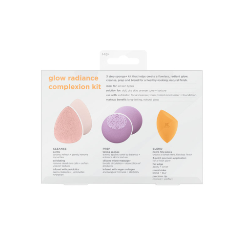 Real Techniques - *Sponge +* - Set di spugnette Glow Radiance Complexion Kit