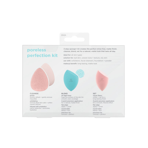 Real Techniques - *Sponge +* - Set di spugnette Poreless Perfection Kit