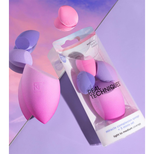Real Techniques - *Sunrise To Sunset* - Miracle Complexion Spugna + 3 mini spugne