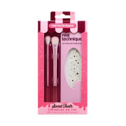Real Techniques - *Sweet Tooth* - Set di Pennelli + Adesivi per il Viso Sprinkles on Top