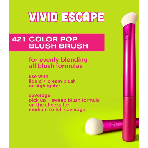 Real Techniques - *Vivid Escape* - Pennello per fard Color Pop - 421