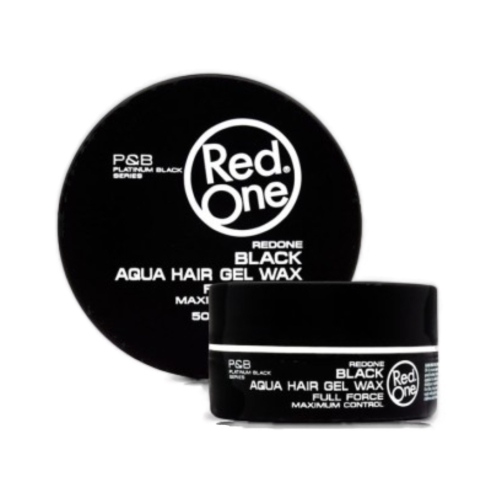 Red One - Cera modellante Aqua Hair Wax - Black