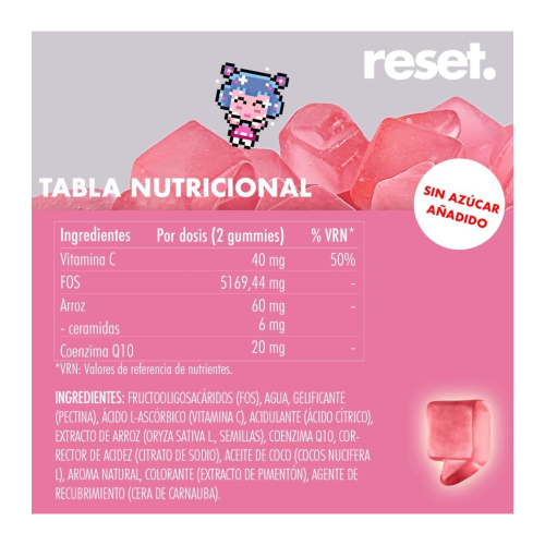 Reset - Vitamine per la pelle Skin Prebiotic Gummies