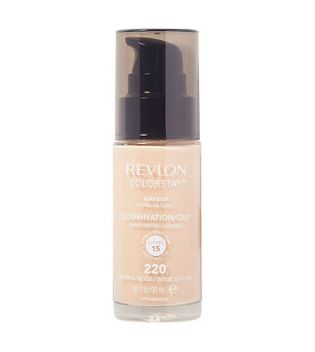 Revlon - Fondotinta liquido per pelle mista/grassa ColorStay SPF15 - 220: Natural Beige