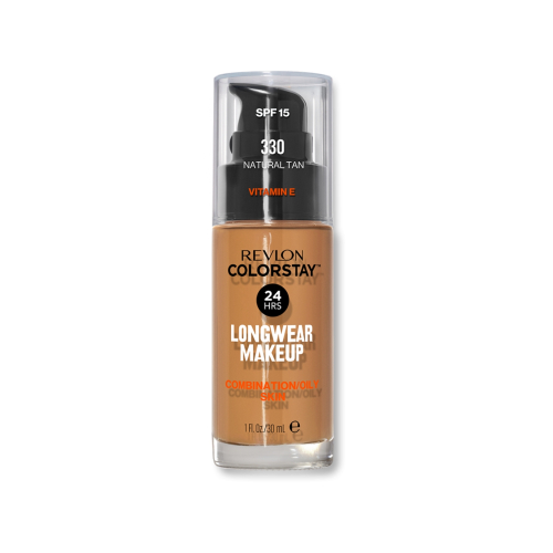 Revlon - Fondotinta liquido per pelle mista/grassa ColorStay SPF15 - 330: Natural Tan