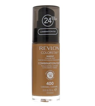Revlon - Fondotinta liquido per pelle mista/grassa ColorStay SPF15 - 400: Caramel