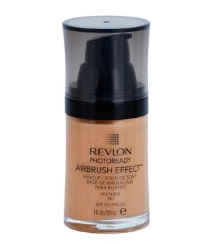 Revlon - Fondotinta liquido Photoready Airbrush effect  - 004: Nude Nu
