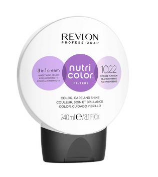 Revlon - Colorazione Nutri Color Filters 3 en 1 Cream 240ml - 1022: Intense Platinum