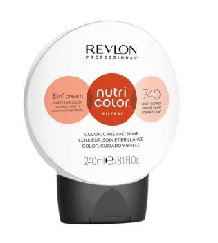 Revlon - Colorazione Nutri Color Filters 3 en 1 Cream 240ml - 740: Light Copper