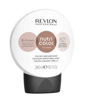 Revlon - Colorazione Nutri Color Filters 3 en 1 Cream 240ml - 821: Silver Beige