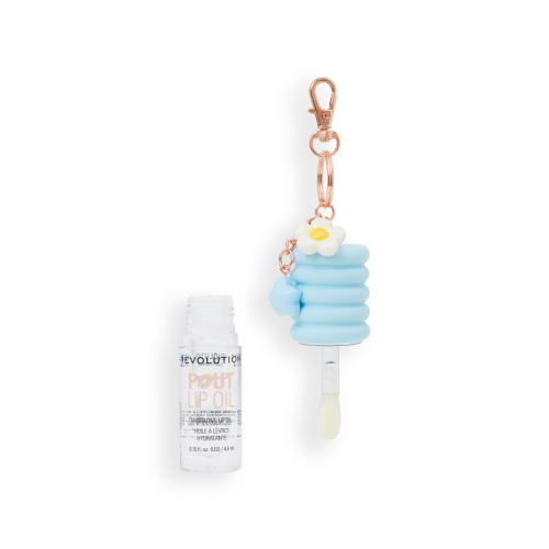 Makeup Revolution - Olio per labbra Pout Lip Charm - Lychee Clear Blue