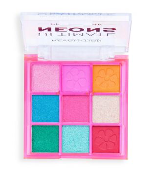 Revolution - *Artist Collection* - Mini palette di ombretti Ultimate Neons - Pretty Pink