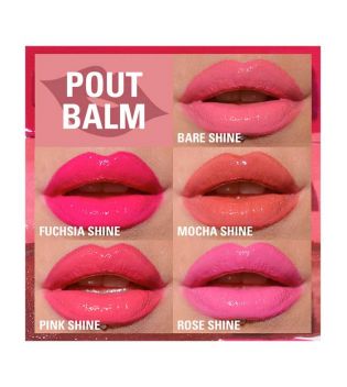 Revolution - Balsamo labbra Pout Balm - Rose Shine