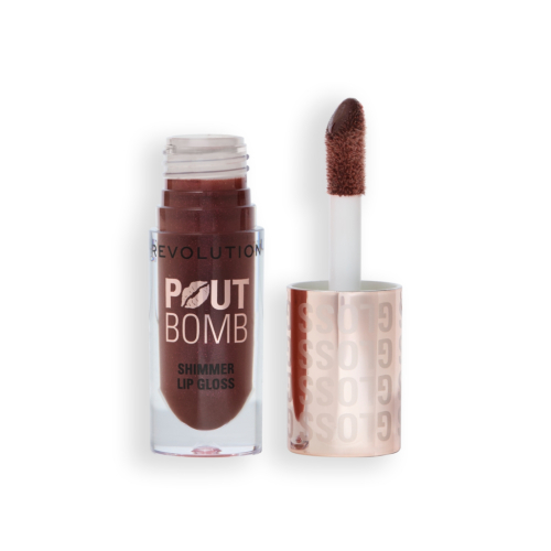 Revolution - Lucidalabbra con Shimmer Pout Bomb - Chocolate Sparkle