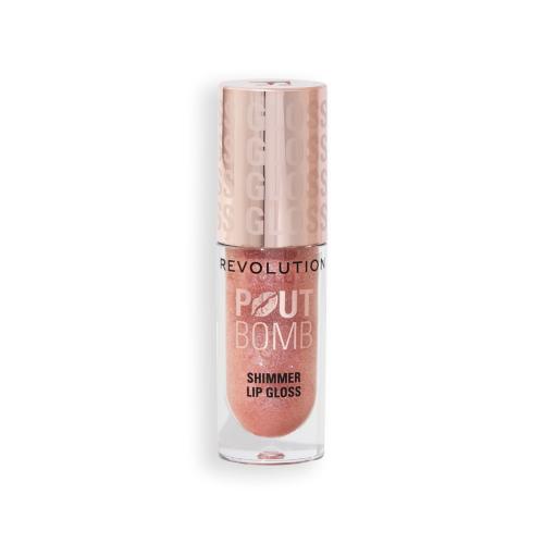 Revolution - Lucidalabbra con Shimmer Pout Bomb - Shimmer Nude