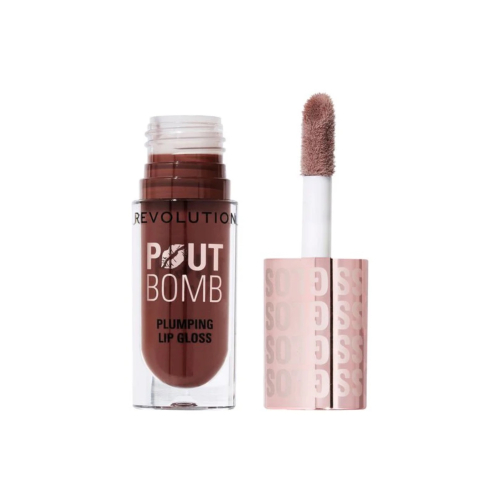 Revolution - Lucidalabbra volumizzante Pout Bomb - Espresso Cool Nude