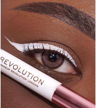 Revolution - Eyeliner liquido Super Flick - White