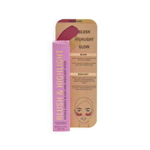 Revolution - Duo fard ed evidenziatore in stick - Mauve Glow
