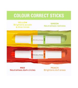 Revolution - Duo stick per la correzione del colore Correct & Transform - Green and yellow