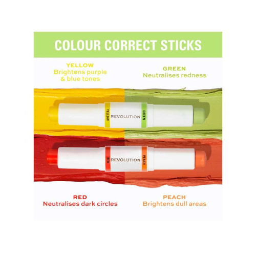 Revolution - Duo stick per la correzione del colore Correct & Transform - Green and yellow