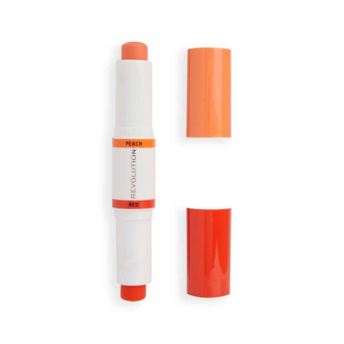 Revolution - Duo di stick per la correzione del colore Correct & Transform - Peach and red