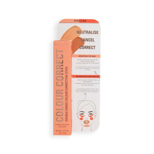 Revolution - Duo di stick per la correzione del colore Correct & Transform - Peach and red