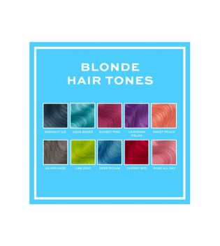 Revolution Haircare - Colorazione semipermanente per capelli biondi Hair Tones - Aqua Waves