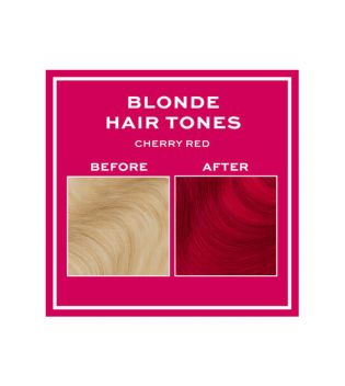 Revolution Haircare - Colorazione semipermanente per capelli biondi Hair Tones - Cherry Red