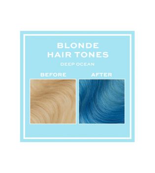 Revolution Haircare - Colorazione semipermanente per capelli biondi Hair Tones - Deep Ocean
