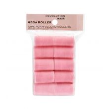 Revolution Haircare - Set di 10 rulli in velcro Mega Pink Rollers
