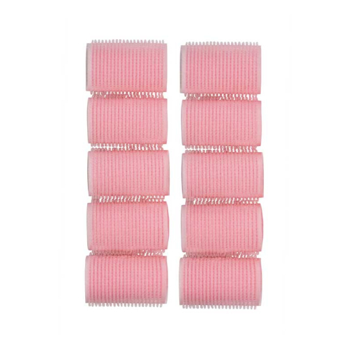 Revolution Haircare - Set di 10 rulli in velcro Mega Pink Rollers