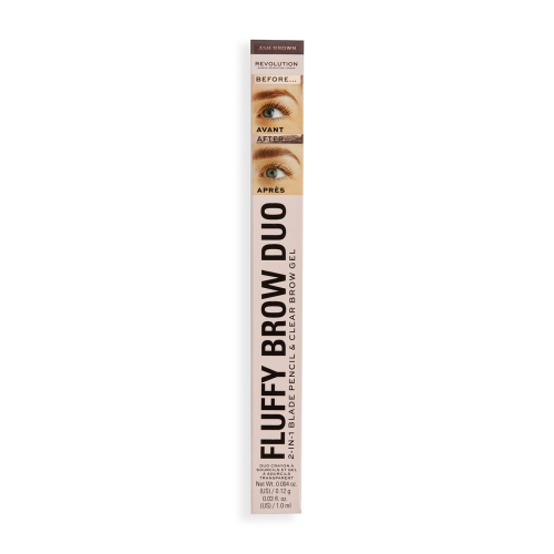 Revolution - Matita per sopracciglia Fluffy Brow Filter Duo - Ash Brown