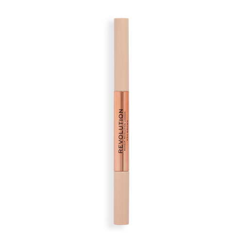 Revolution - Matita per sopracciglia Fluffy Brow Filter Duo - Dark Brown