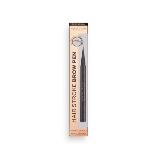 Revolution - Matita per sopracciglia Hair Stroke Brow Pen - Dark Brown