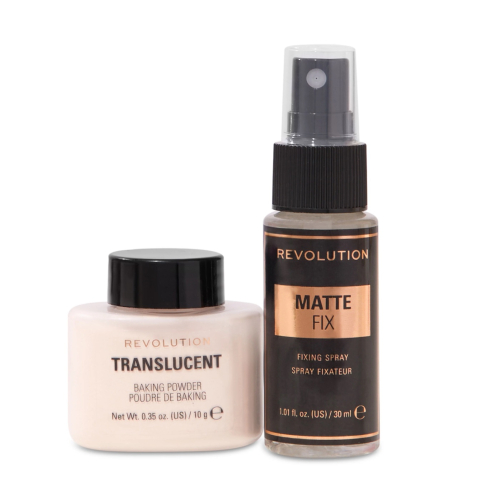 Revolution - Duo fissante per il trucco Mini Matte Heroes