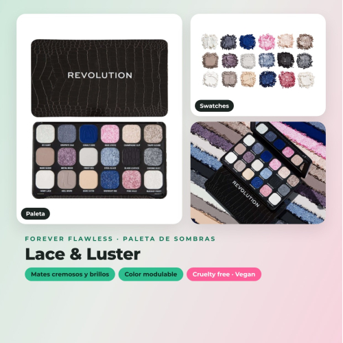 Revolution - Pack 3 palette di ombre Forever Flawless