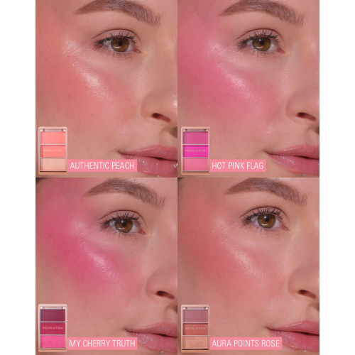 Revolution - Palette di blush Icon Blush - Aura Points Rose