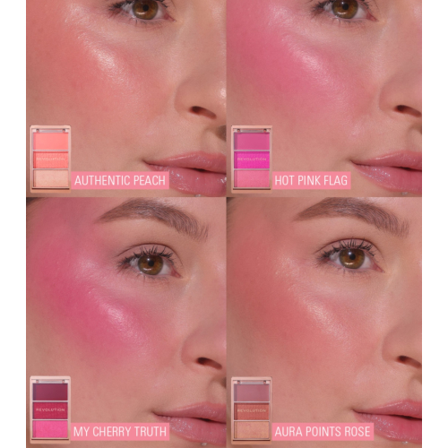 Revolution - Palette di blush Icon Blush - Authentic Peach