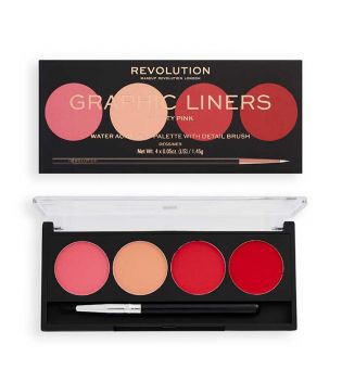 Revolution - Palette Liner Water Activated Graphic Liners - Pretty Pink