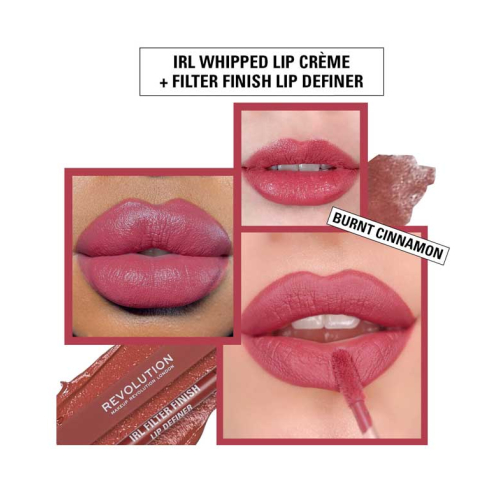 Revolution - Matita labbra IRL Filter Finish Lip Definer - Burnt Cinnamon
