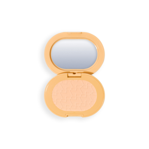 Makeup Revolution - Cipria compatta + adesivo per cellulare Powder Pops - Banana