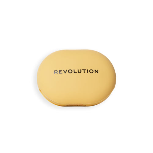 Makeup Revolution - Cipria compatta + adesivo per cellulare Powder Pops - Banana