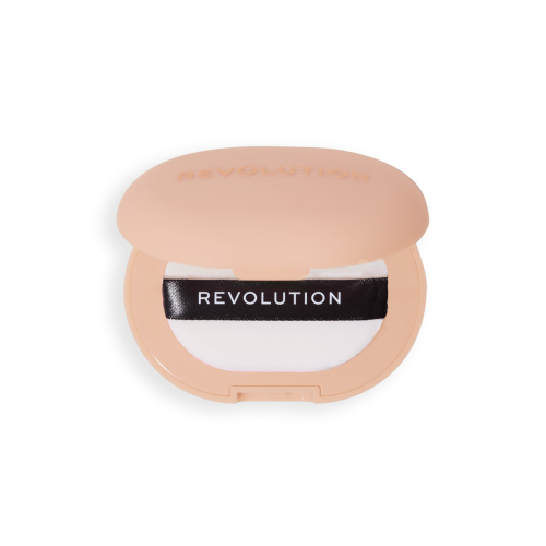 Makeup Revolution - Cipria compatta + adesivo per cellulare Powder Pops - Peach