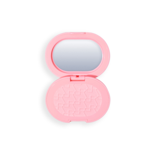 Makeup Revolution - Cipria compatta + adesivo per cellulare Powder Pops - Rose