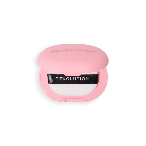 Makeup Revolution - Cipria compatta + adesivo per cellulare Powder Pops - Rose