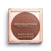 Revolution - Cipria Compatta Bake & Blot - Deep Dark