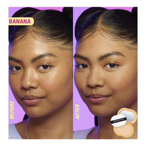 Revolution - Cipria compatta Powder Pops Instant Blur - Banana