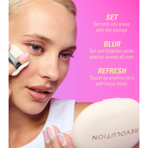 Revolution - Cipria compatta Powder Pops Instant Blur - Banana