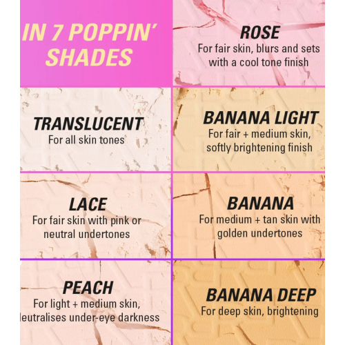 Revolution - Cipria compatta Powder Pops Instant Blur - Rose