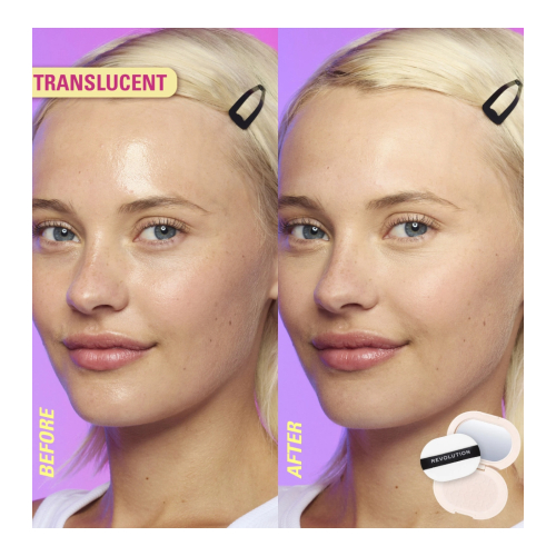 Revolution - Cipria compatta Powder Pops Instant Blur - Translucent